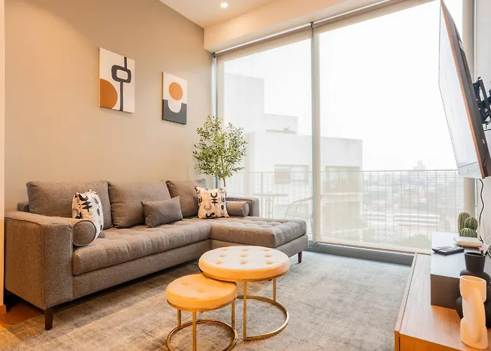 Stylish Ph In Condesa With Pool Gym And Coworking Apartment